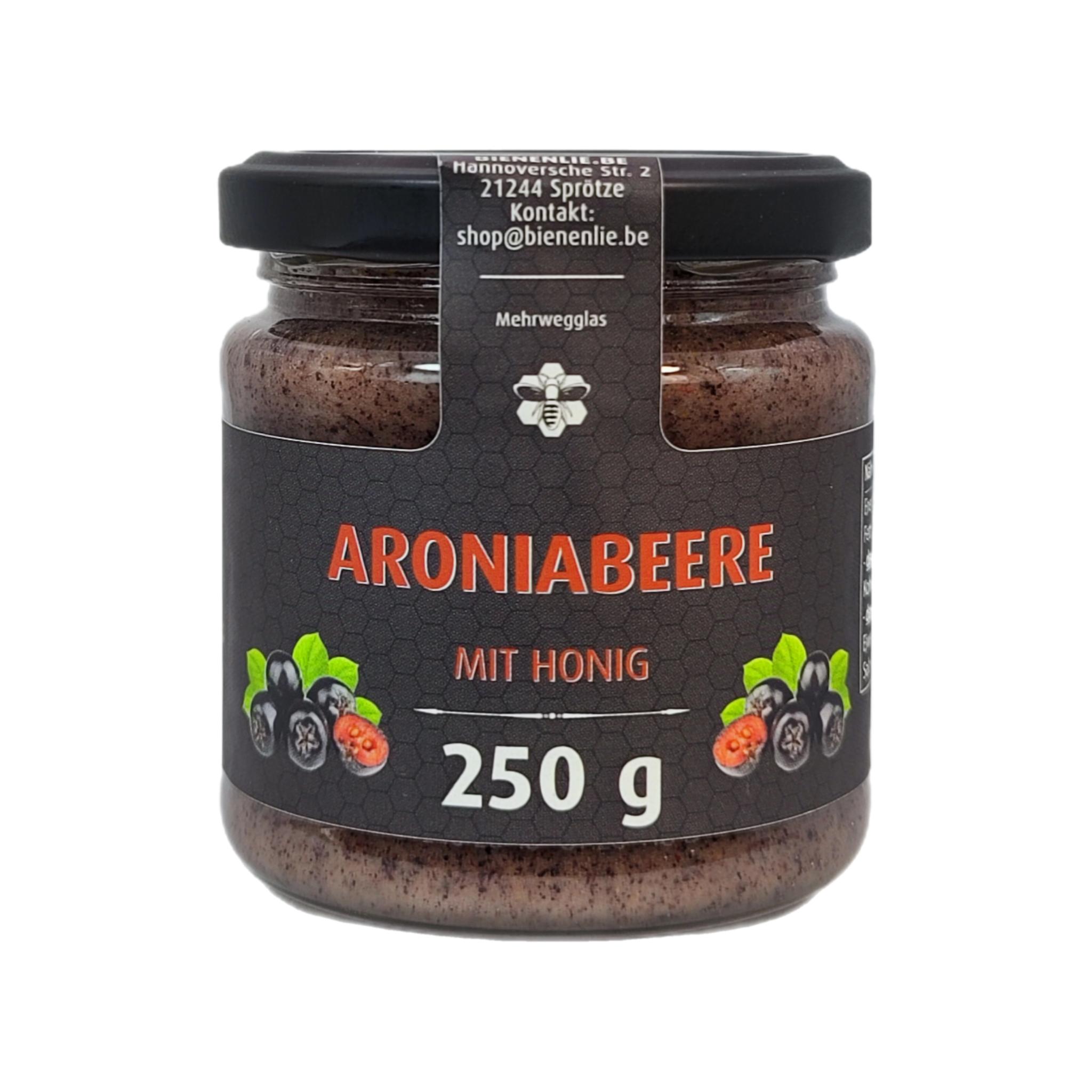 Image of Aronia Berries With Honey - Fruity & Robust | 250g A Fruity-honey-sweet Delight For You And A Wonderful Gift For All Who Love Fruity Treats Now At Imkerei Bienenlie.be