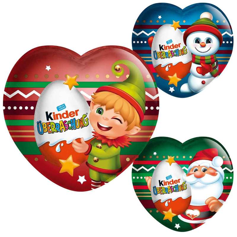 Image of Children's Chocolate Hollow Figure Heart With Surprise 53g
