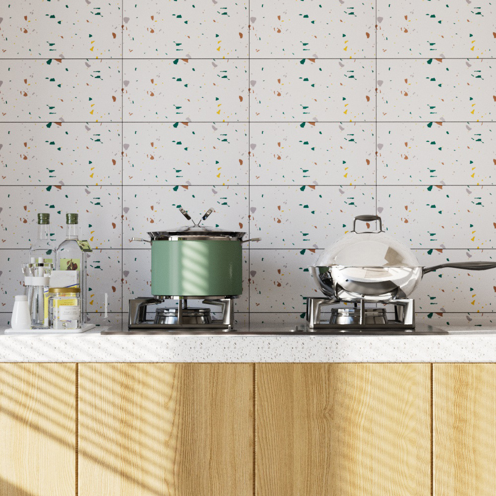 TEMU Marble Tile Stickers 60 X 30cm 10 Pcs Self Adhesive Wall Tiles Waterproof Stick On Tiles For Bathroom Kitchen Backsplash