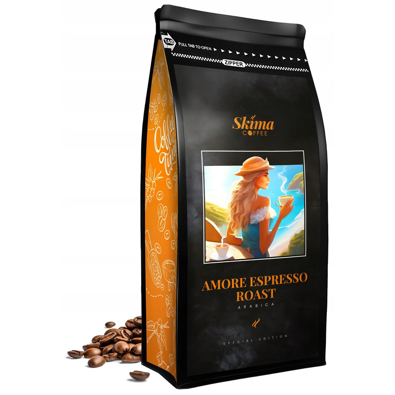 Ground Coffee 1kg Amore Espresso Roast (special Edition) For Espresso + Free