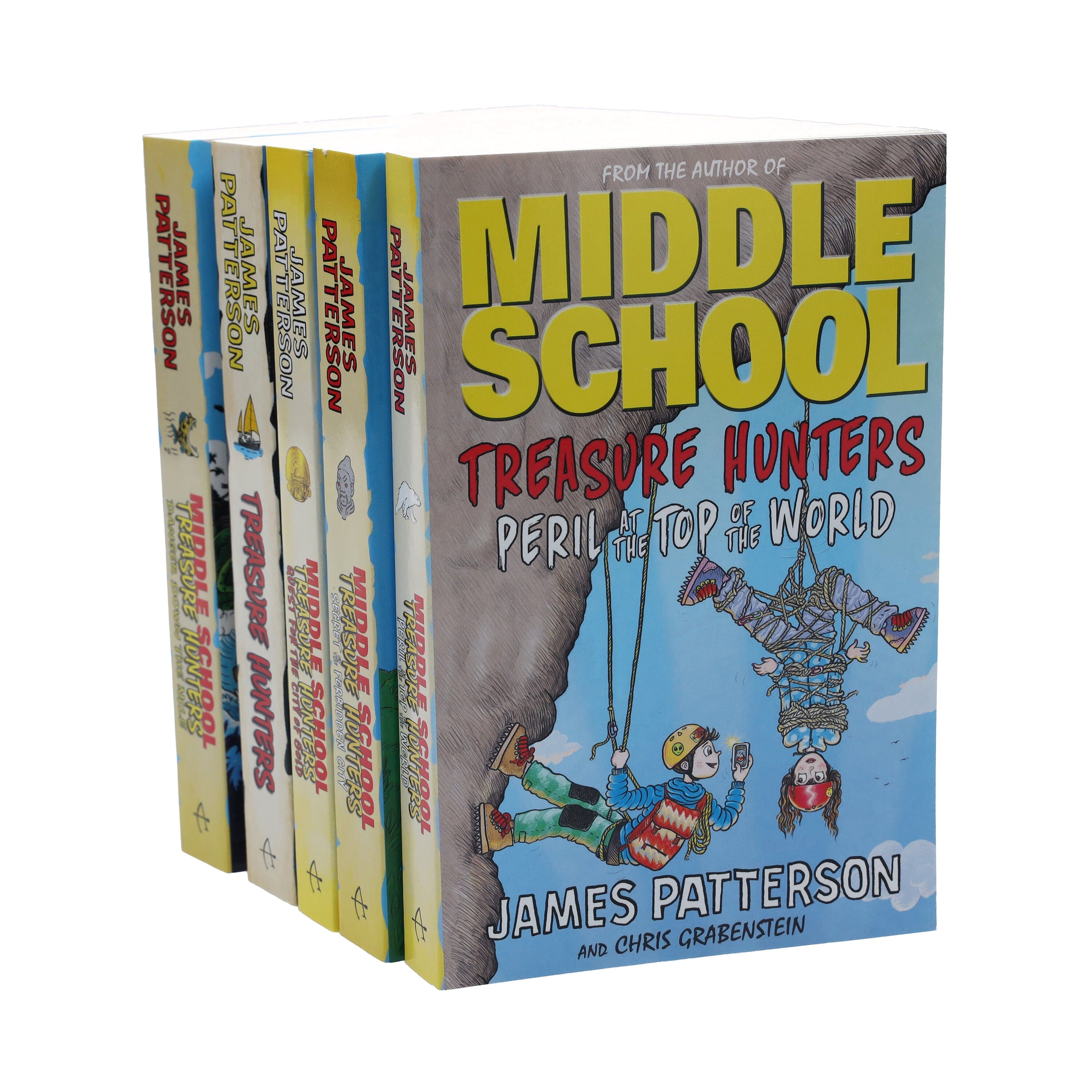 TEMU Middle School Treasure Hunters Series By 5 Books Collection Set - Ages 9-11 - Paperback
