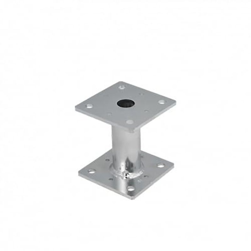 TEMU Domax PMF 100/150 Support de Poteau pour Béton, Galvanisé, 100x100x150x4 mm, 1 Pièce