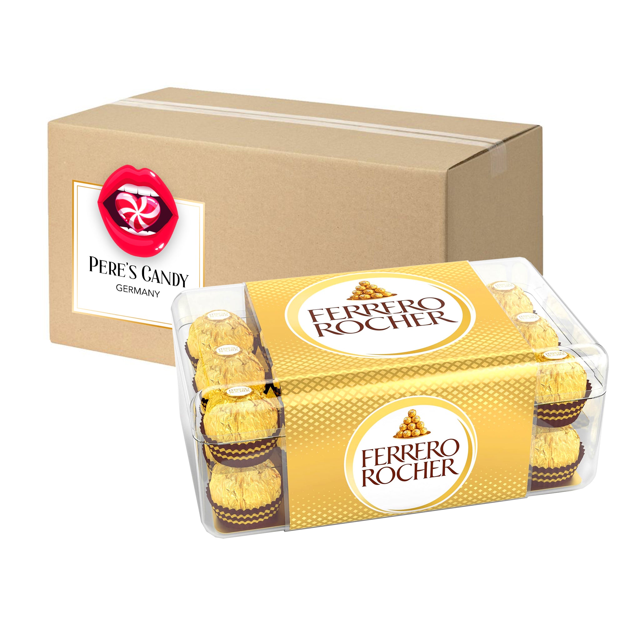 Image of Ferrero Rocher 30pcs 375g - Selected And Highly Aromatic Nuts Wrapped In Crispy-wafer And Tender Milk Chocolate 375g - Christmas Sweets - Christmas Chocolate - Christmas Gifts - Christmas Snacks