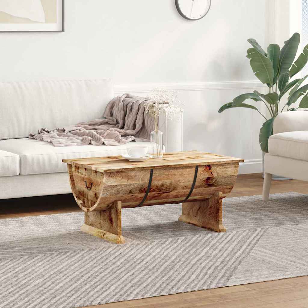 Vidaxl Solid Mango Wood Coffee Table Side Table 88x50x40 Cm