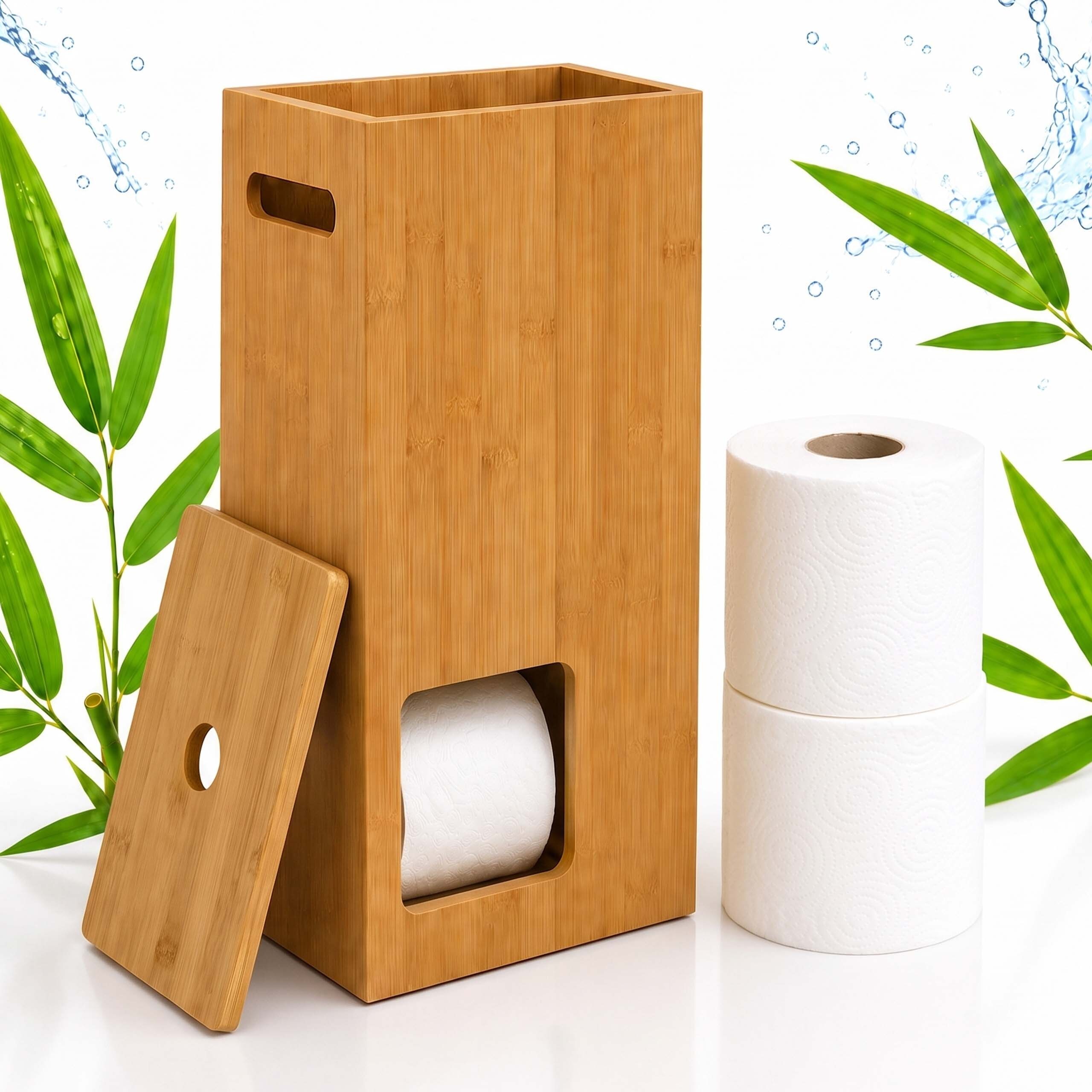 Image of Toilet Paper Storage In Natural - (w)25 X (h)50 X (d)