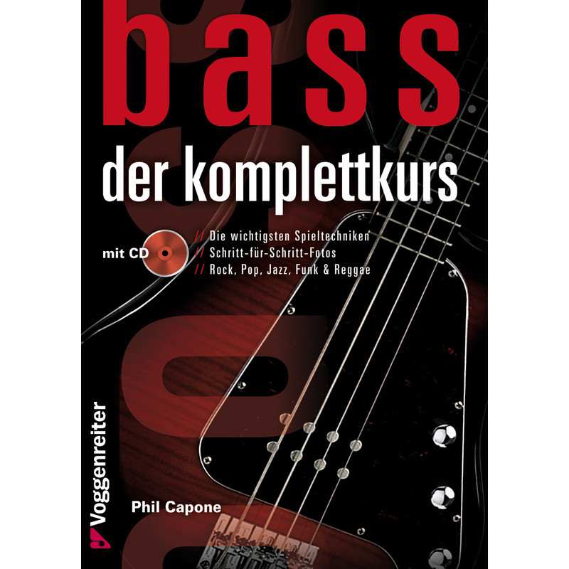 Image of Bass - The Complete Course - Capone, Phil - Hardcover - Ean 9783802408502
