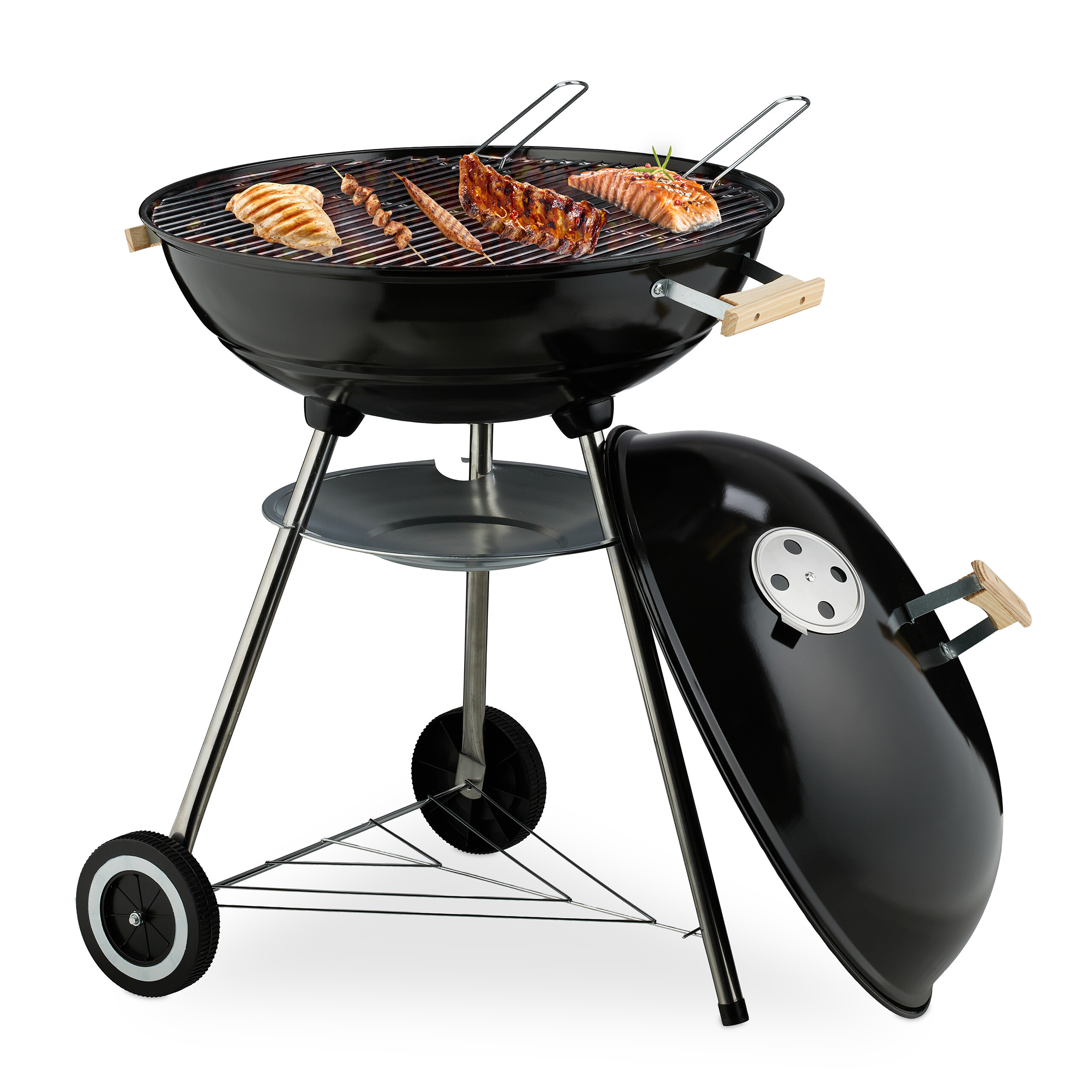 Ball Grill In Black - Ø 54 Cm