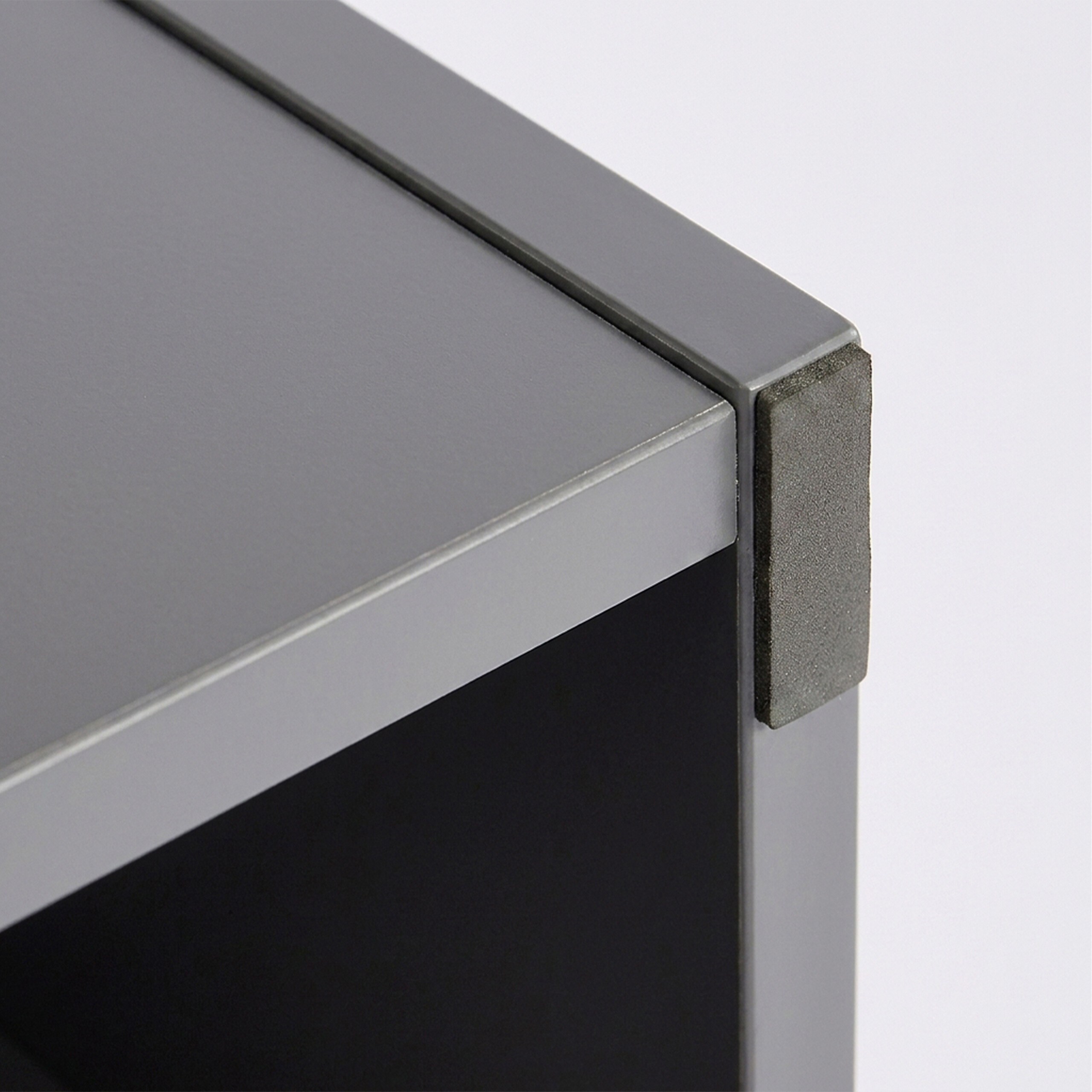 Grey Dog Food Station, Stylish Feeding Solution for Pets