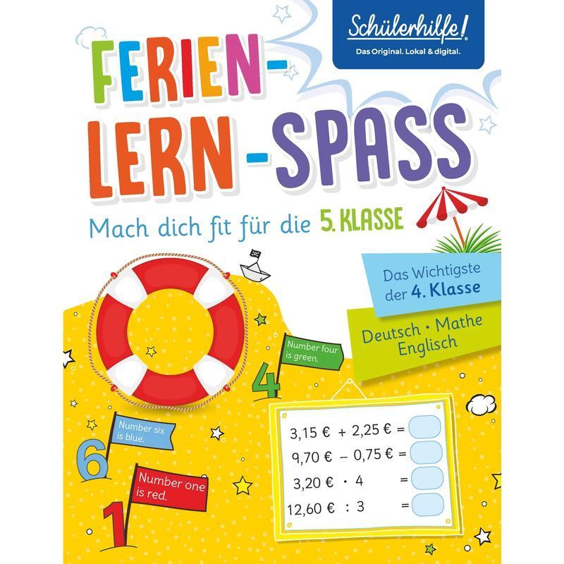 Paperback: Holiday Learning Fun - Get Fit For The 5th Grade / Hans Füllemann, Angelika Heuchert, Detlev Et Al. Bergmann (german)