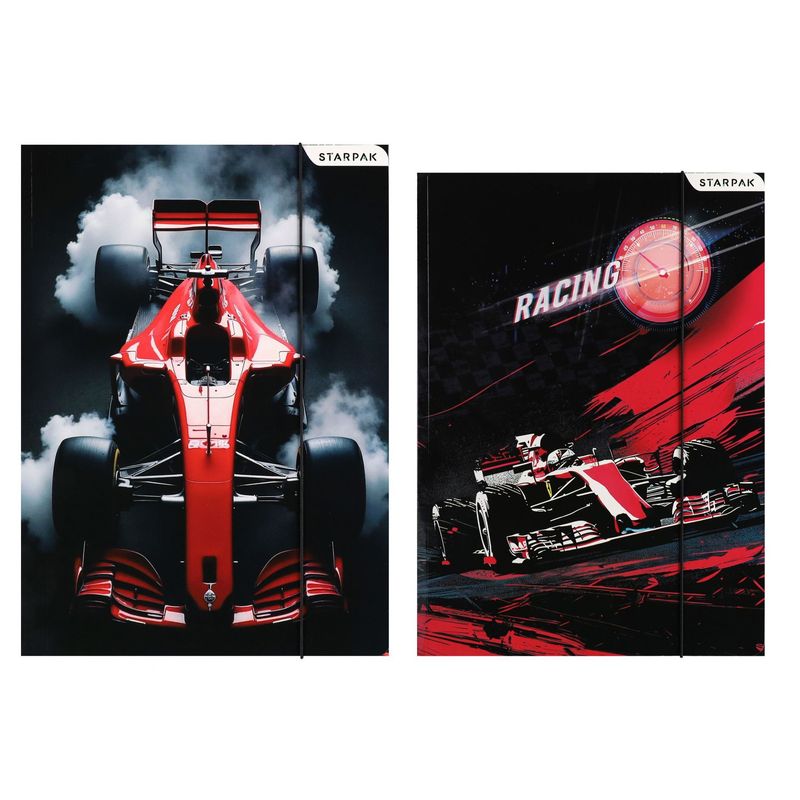 Folder With Rubber Band Racing Starpack 583302