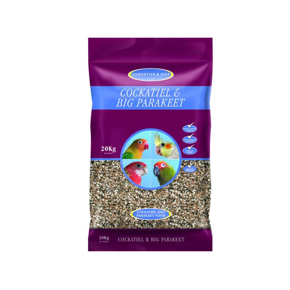 TEMU Johnston & Jeff Cockatiel And Big Parakeet Seed - 5kg