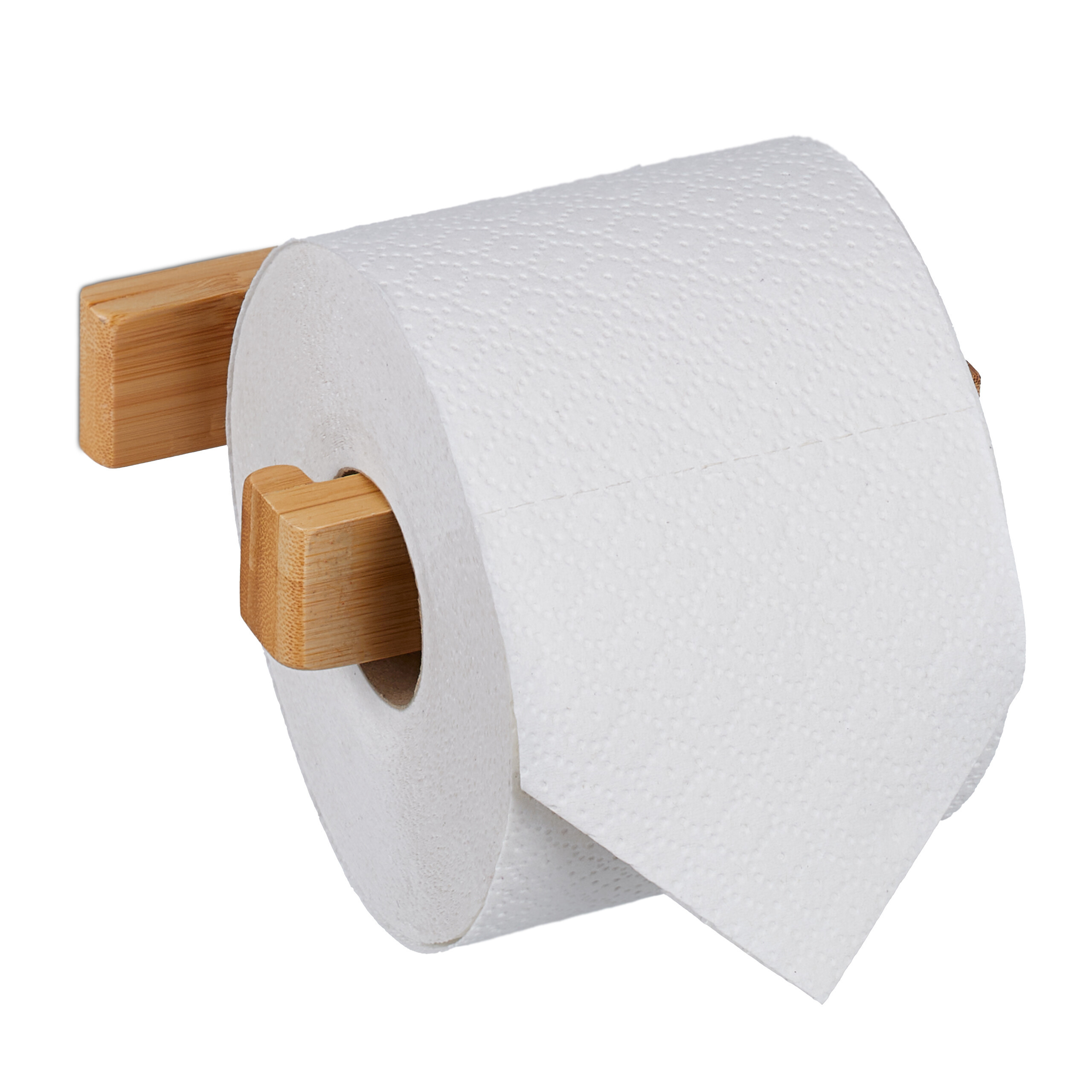 Image of Toilet Paper Holder In Natural - (w)13.5 X (h)3 X (d)9 Cm