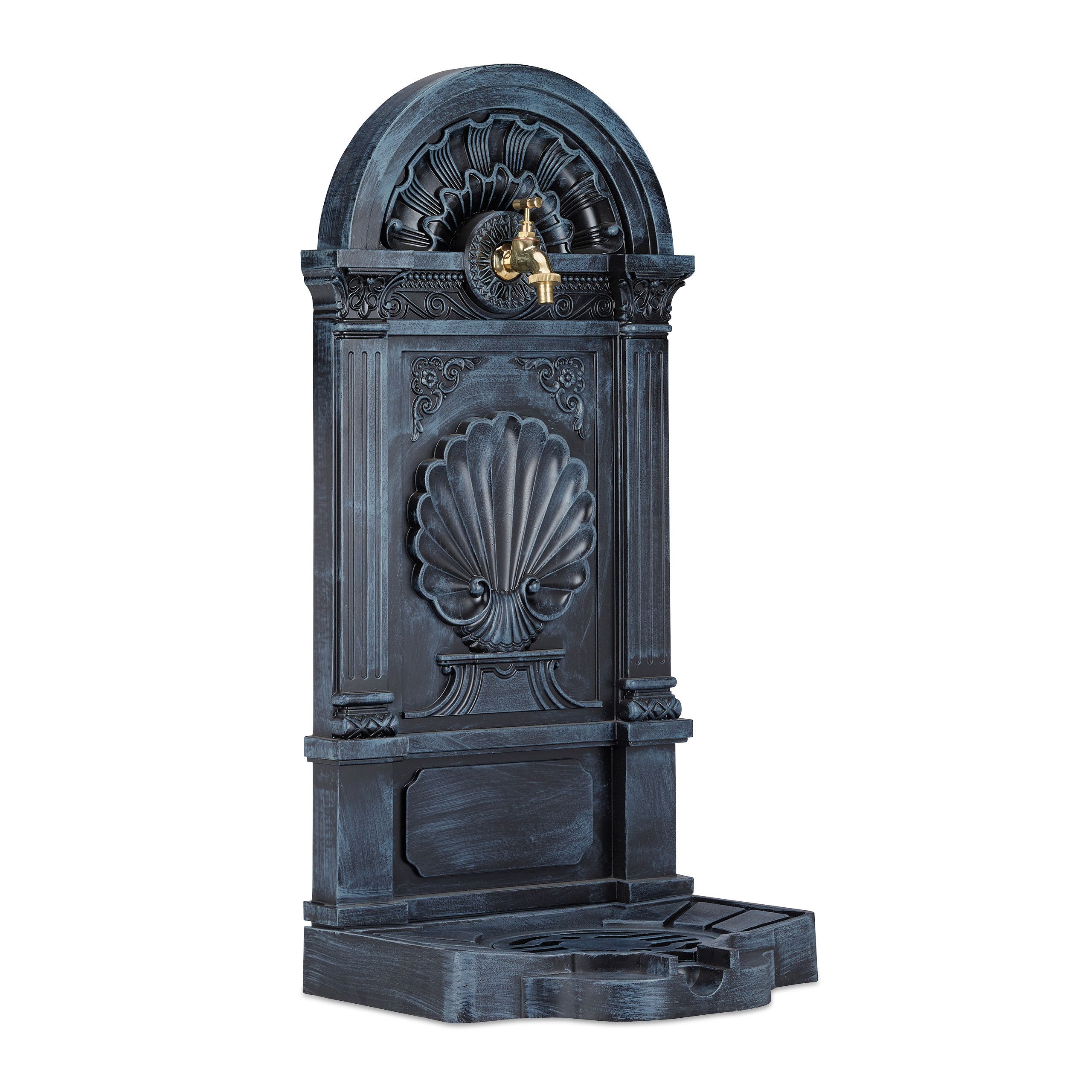 Image of Gray Standing Fountain - (h)83 Cm