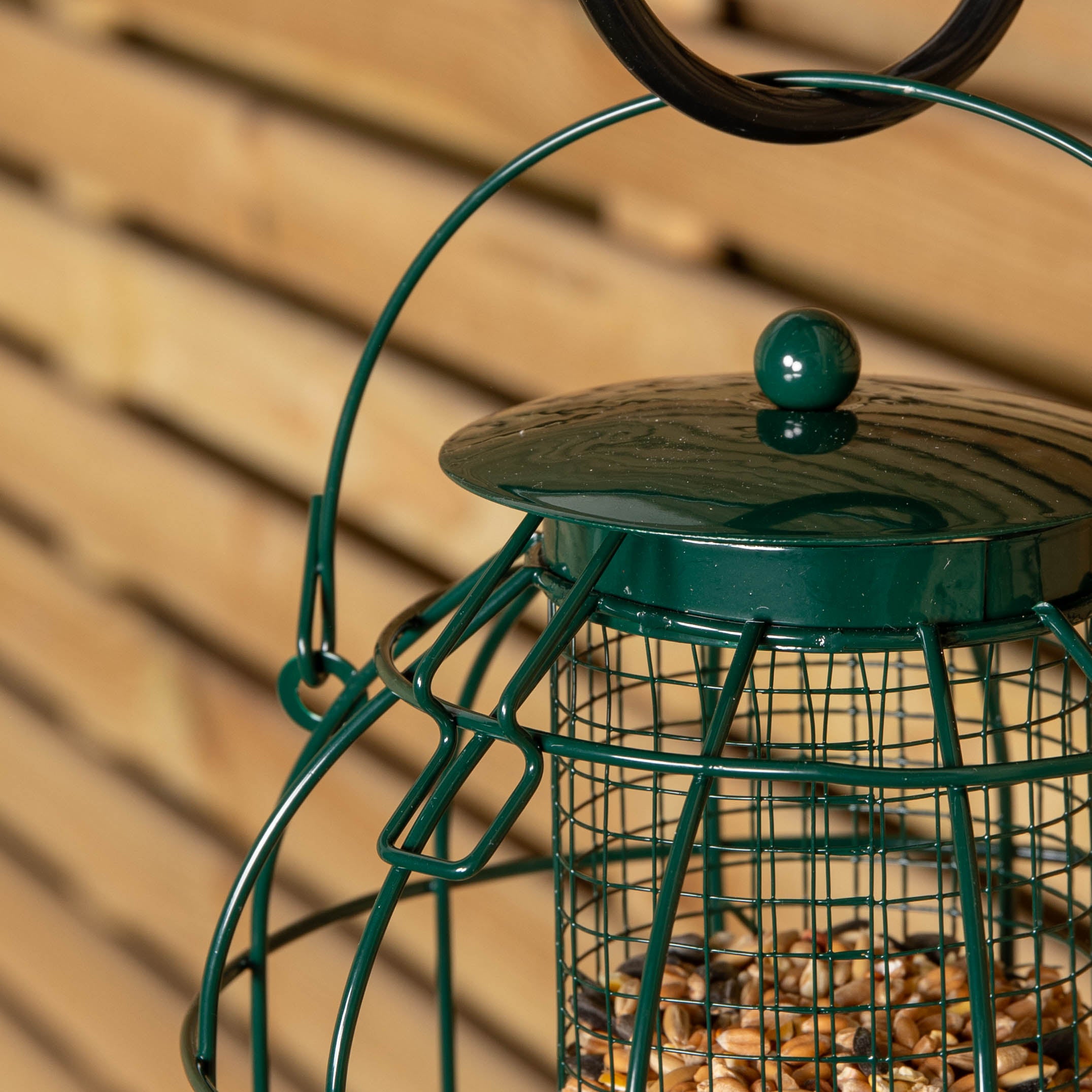 TEMU Market Wild Bird Hanging Nut Feeder With Squirrel Guard