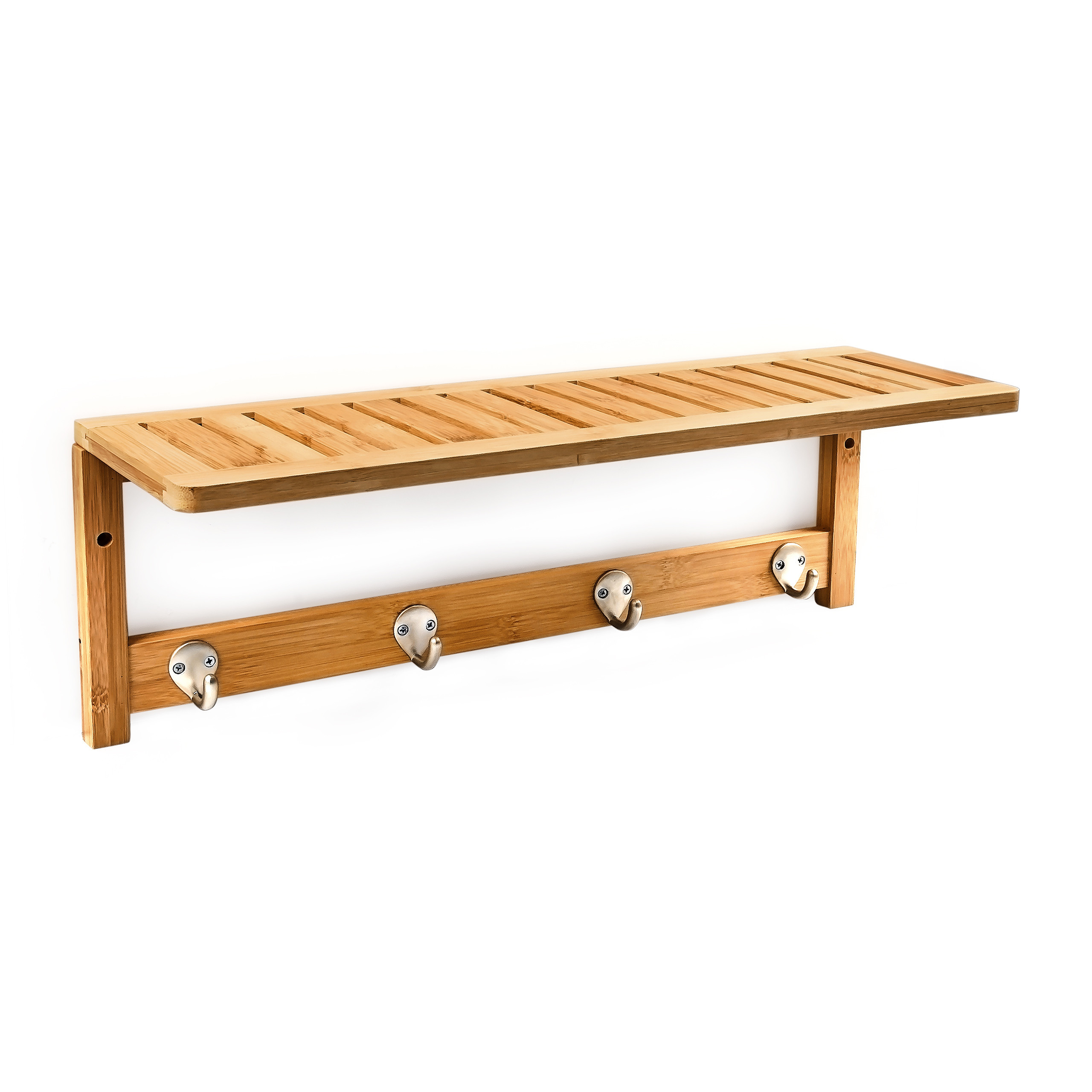 Shelf In Natural - (w)50 X (h)18 X (d)16 Cm