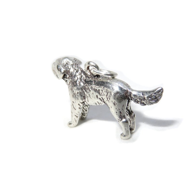 925 Sterling Silver Dog Charm, Pet Lovers Gift