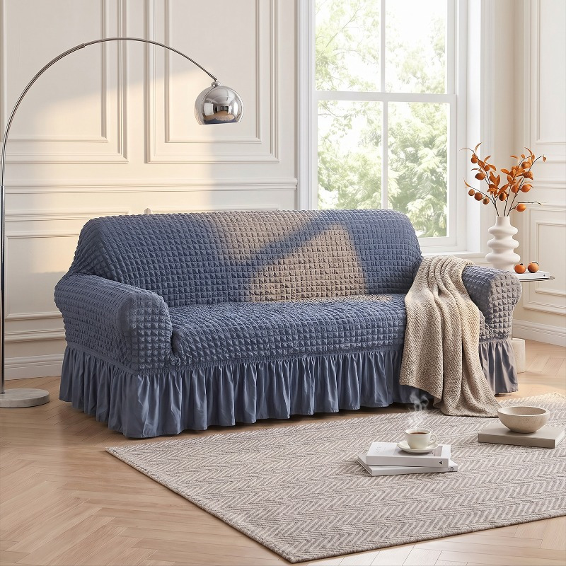 TEMU 1pc Elastic Stretchable Sofa Cover – Non Slip Couch Cover, 1, 2, 3, 4 Seater Polyester Furniture Protector, Anti-slip & Pet-friendly Sofa