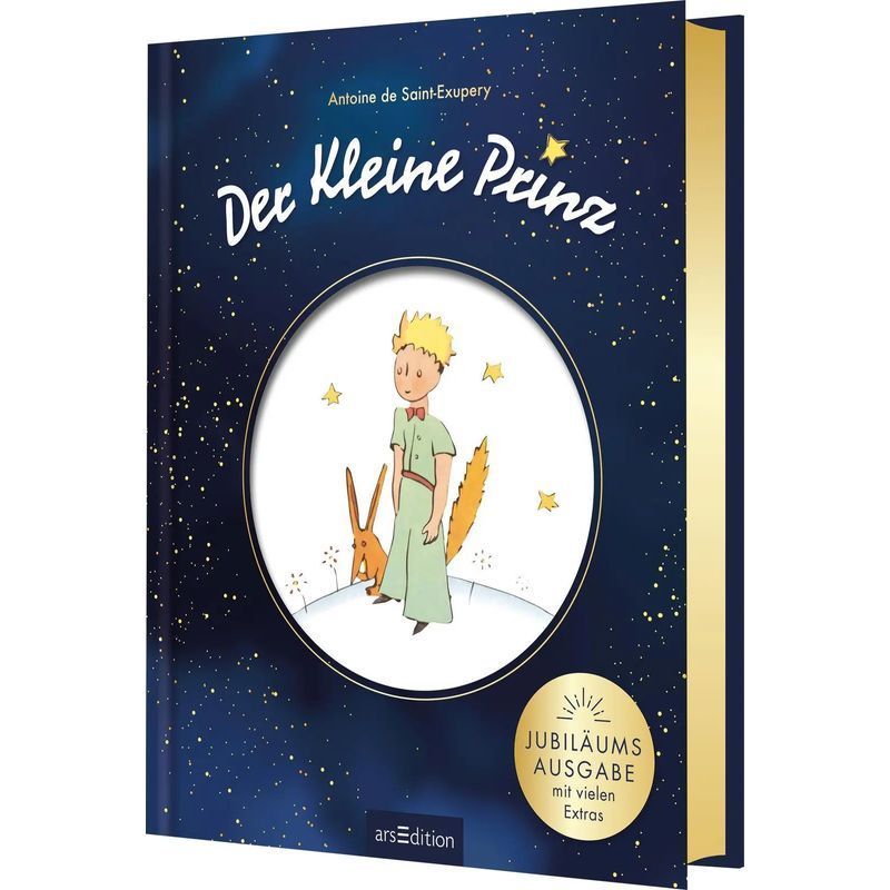 Image of The Little Prince - Book - Anniversary Edition With Many Extras - Antoine De Saint Exupéry - 144 Pages - German - 2025 - Ars Edition Gmbh - Ean 9783845866482