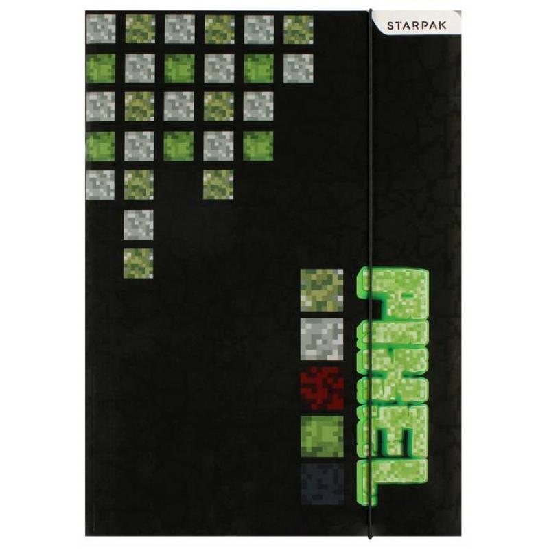 A4 Game Pixel Elastic Folder