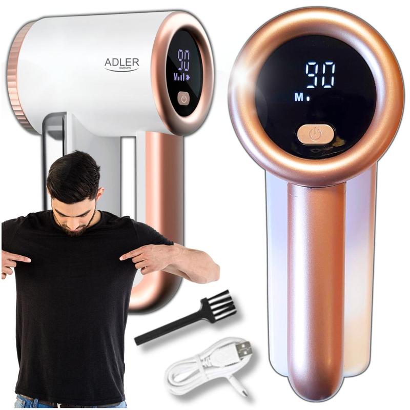 Image of Modern Steamer For Fabrics With Lcd Display And 3 – Your Clothes Efficient 2000 Mah Battery, Fast Usb-c Charging And Large 6.5 Cm Cutting Surface For Quick Care Of Clothing, Bedding And Upholstery