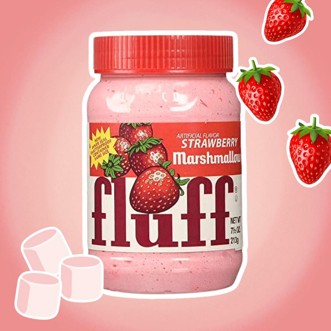 Image of Strawberry Marshmallow Fluff – Erdbeer Marshmallow Creme – 212 G