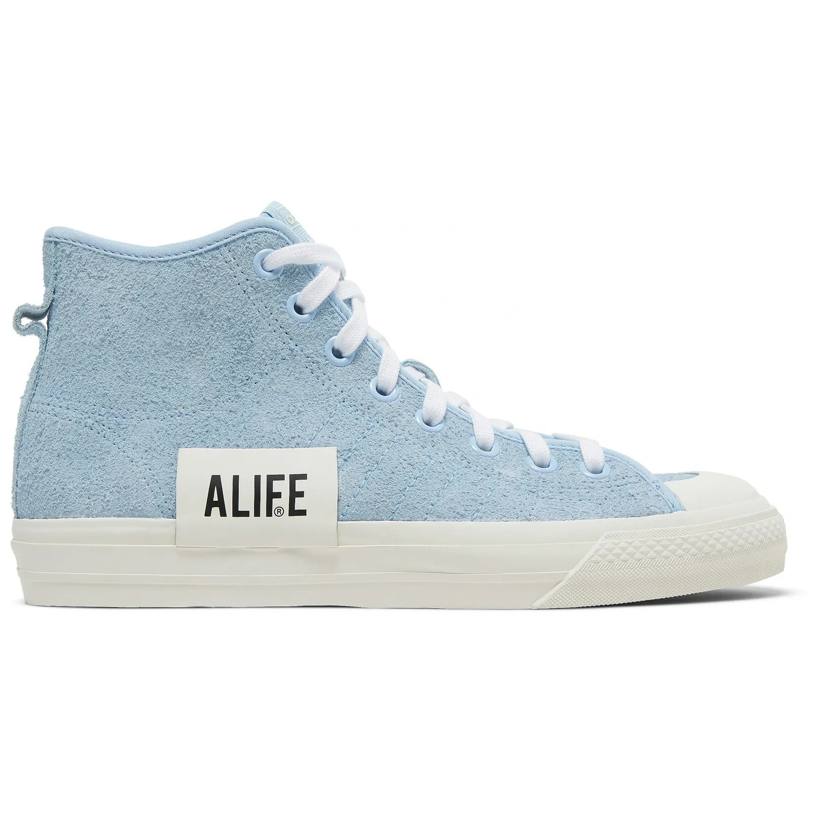 Image of Alife Hi Sneakers Model Gw5325 Sneakers In Fashion Style, Sky Blue Color, Upper Materials Made By Humans (polyurethane), Comfortable Daily .