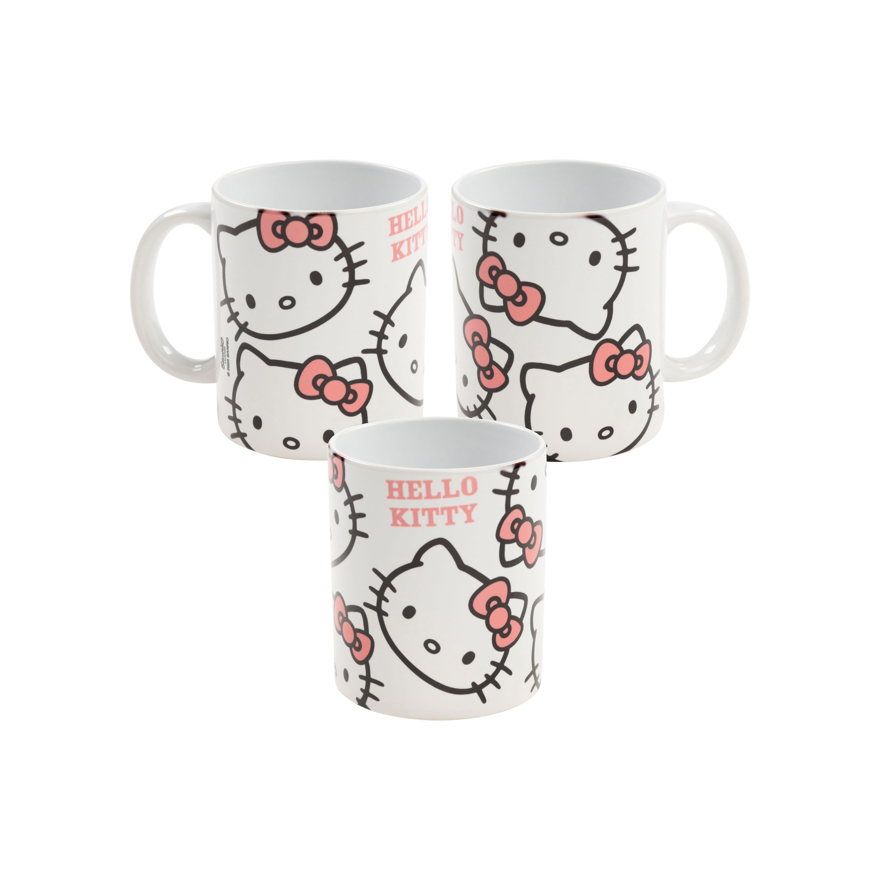 Mug - Bow Coffee Cup, Ceramic Coffee Mug, White, 320 Ml