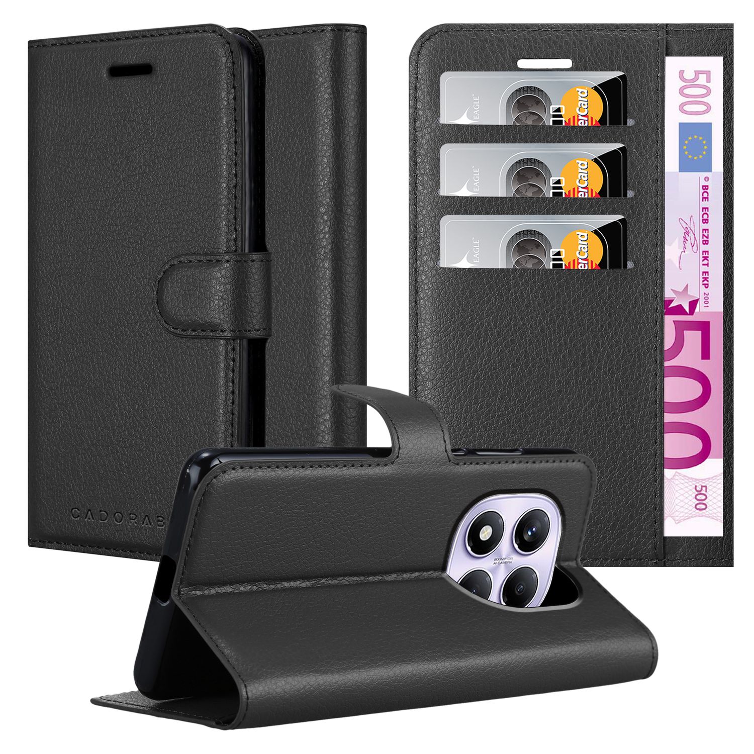 Compatible With Xiaomi Redmi Note 14 Pro 4g Case - Protective Flip Cover With Magnetic Closure, Stand Function, And Card Slot - Book Style Phone Case