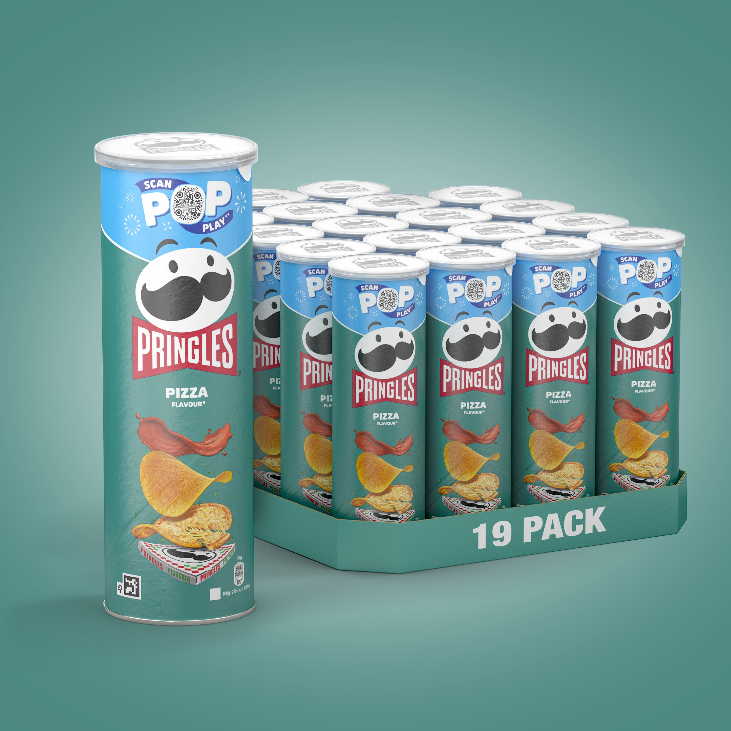 Pringles Pizza Flavour - 19x 165g