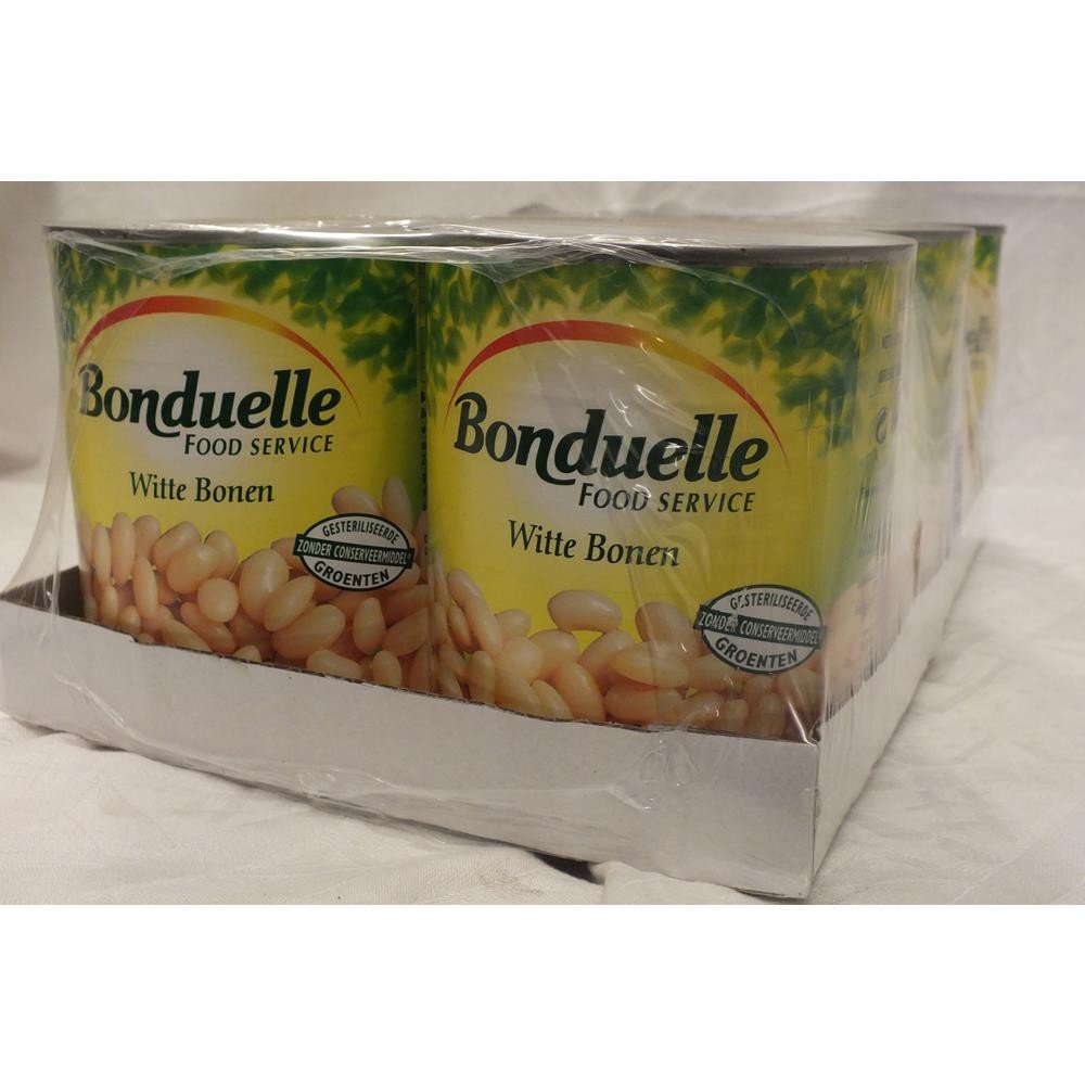 Image of Bonduelle White Beans Legumes Canned Vegetables 800g 6-pack