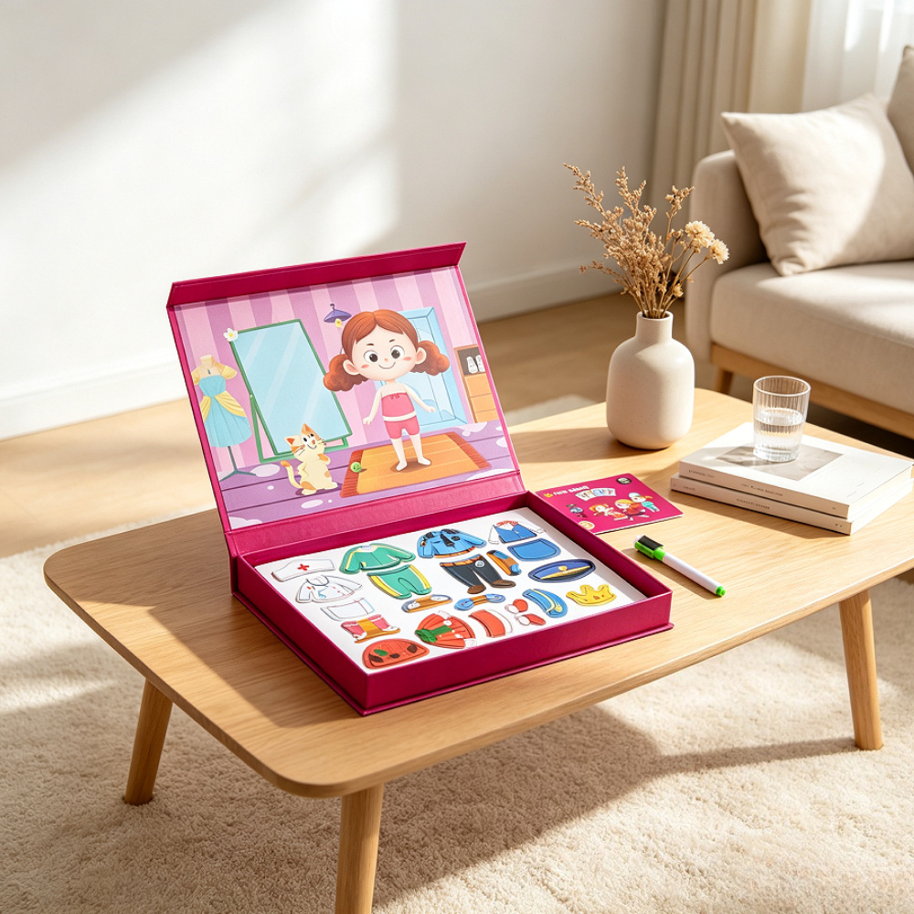Dress-Up Themed Magnetic Puzzle Gift Box Set
