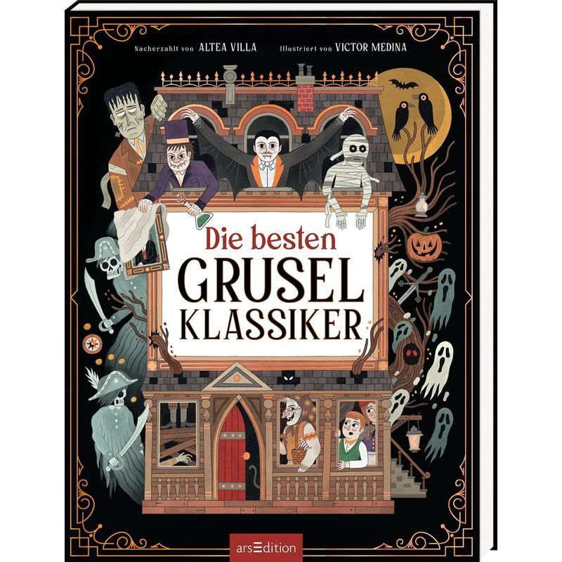 The Best Horror Classics - Book - Altea Villa - 96 Pages - German - 2025 - Ars Edition Gmbh - Ean 9783845866338