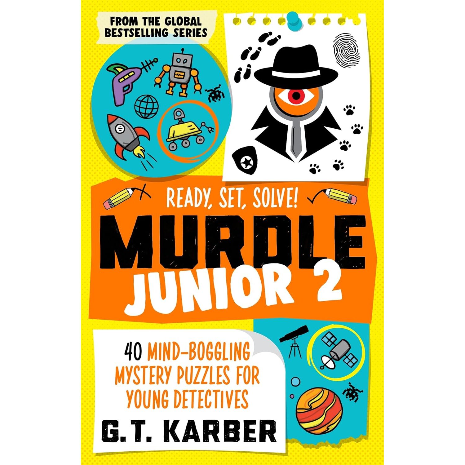 TEMU Murdle Junior 2: Ready, Set, Solve!: 40 Mind-boggling Mystery Puzzles For Young Detectives