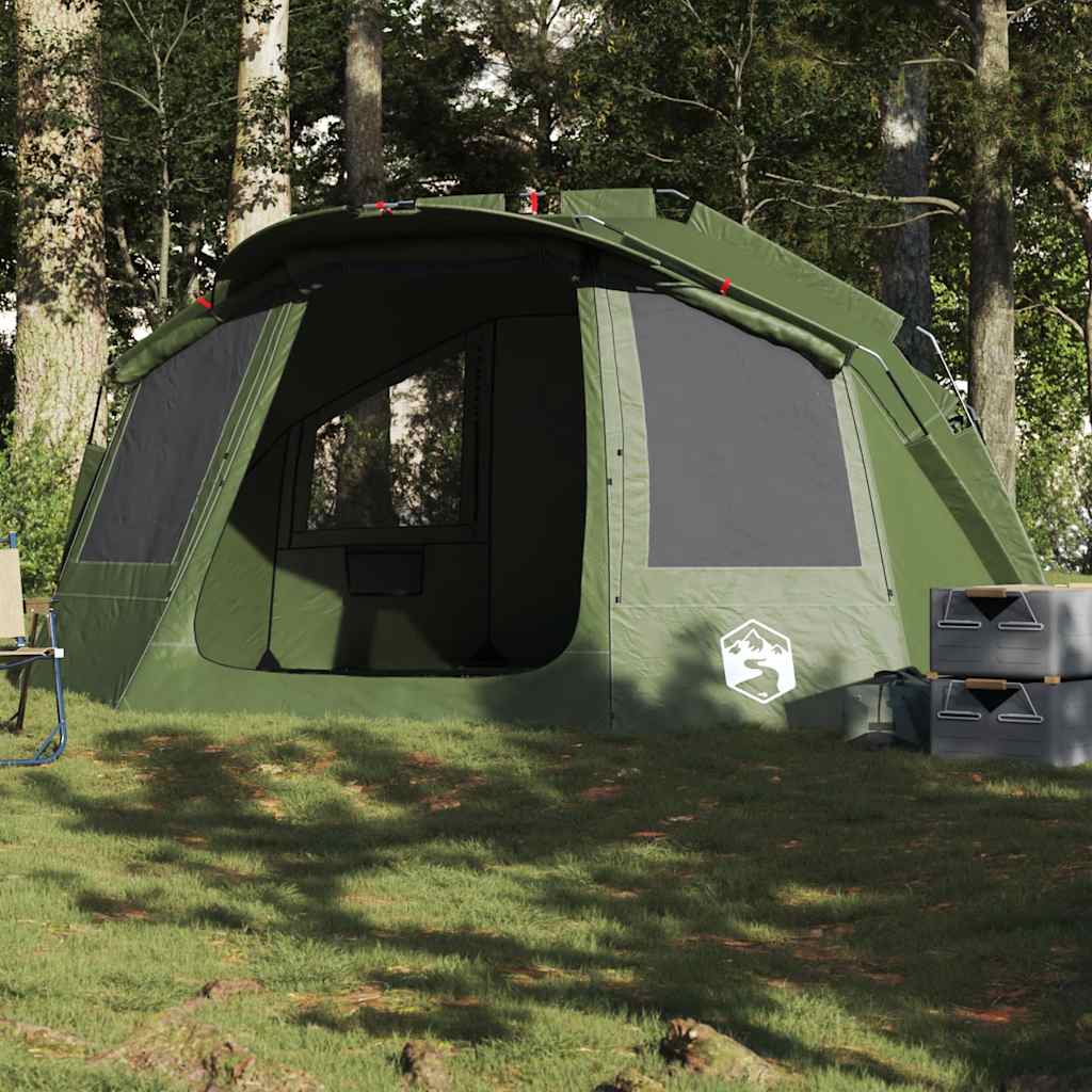 Image of Vidaxl Fishing Tent, Camping Tent, Garden Tent, Hiking Tent, Portable Tent For 5 People