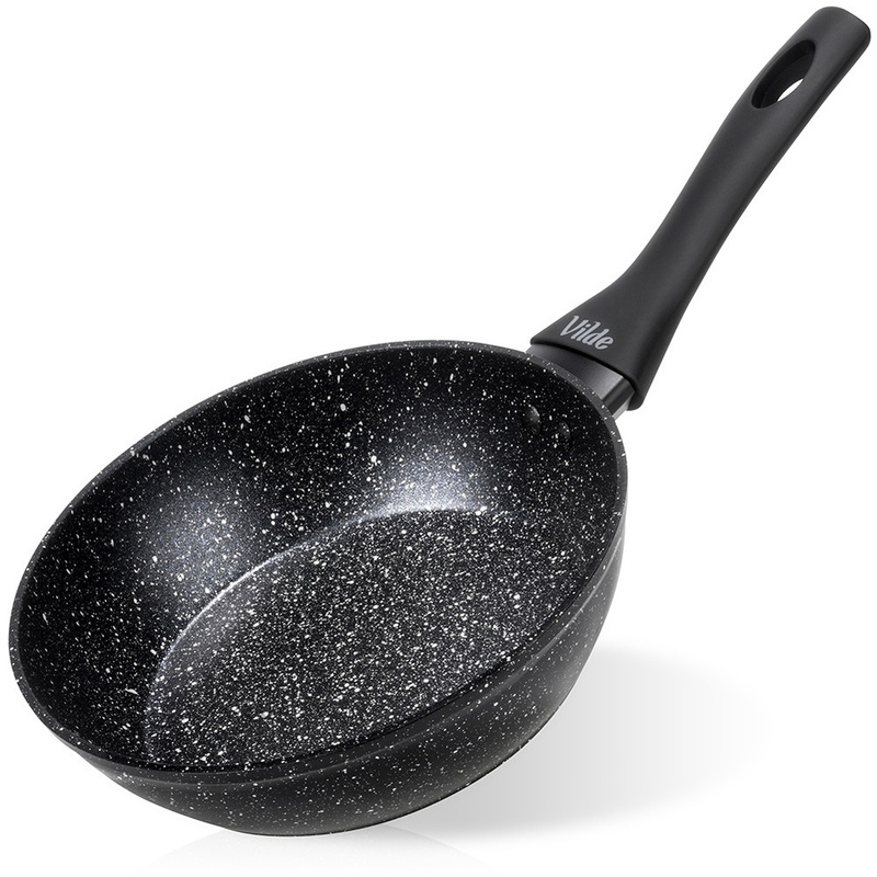 TEMU Sartén de granito Granitica de 20 cm, 1.2 L - revestimiento antiadherente de granito, para freír y estofar, de aluminio, para todo tipo de