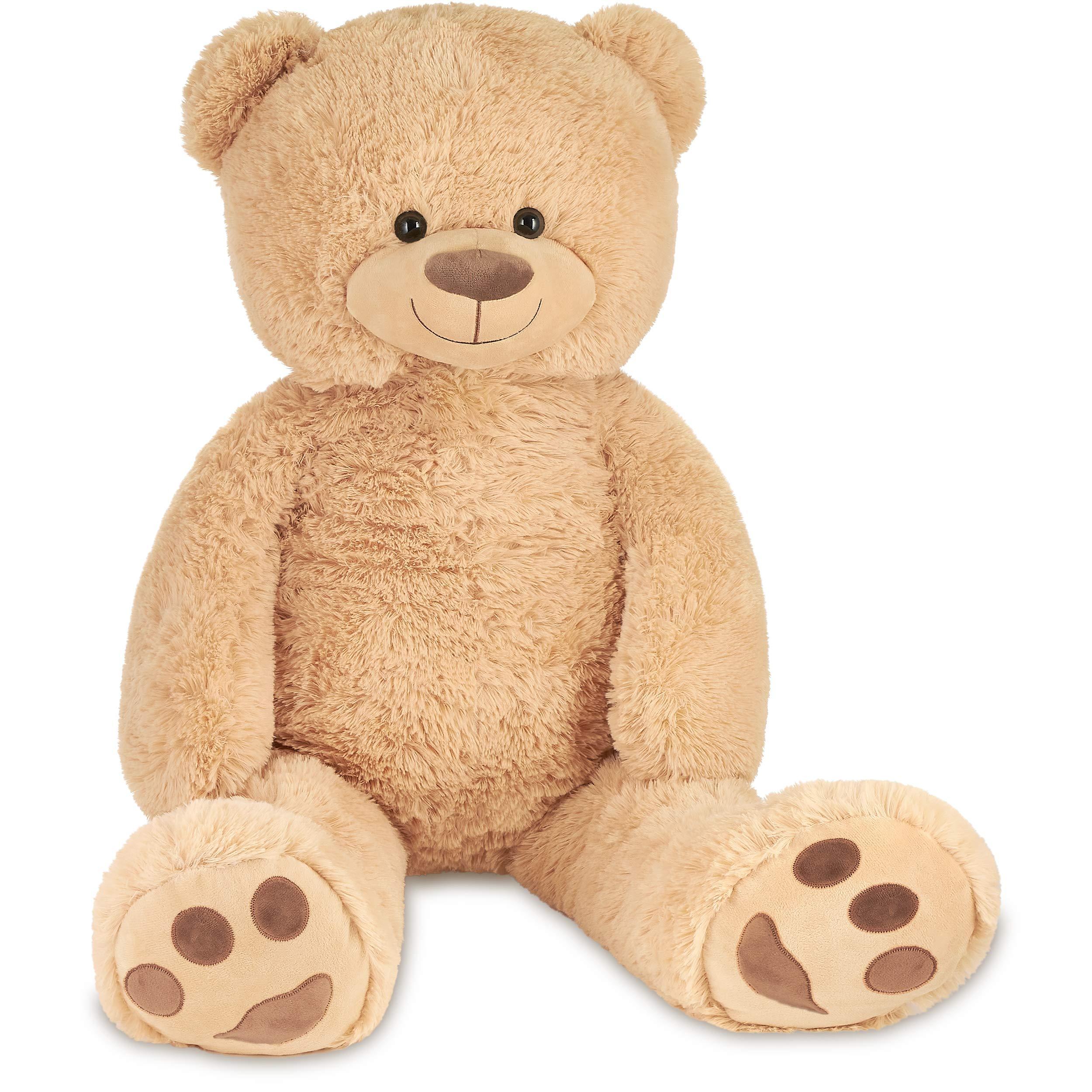 Brubaker Xxl Teddy Bear 100 Cm Tall - Beige - Stuffed Animal