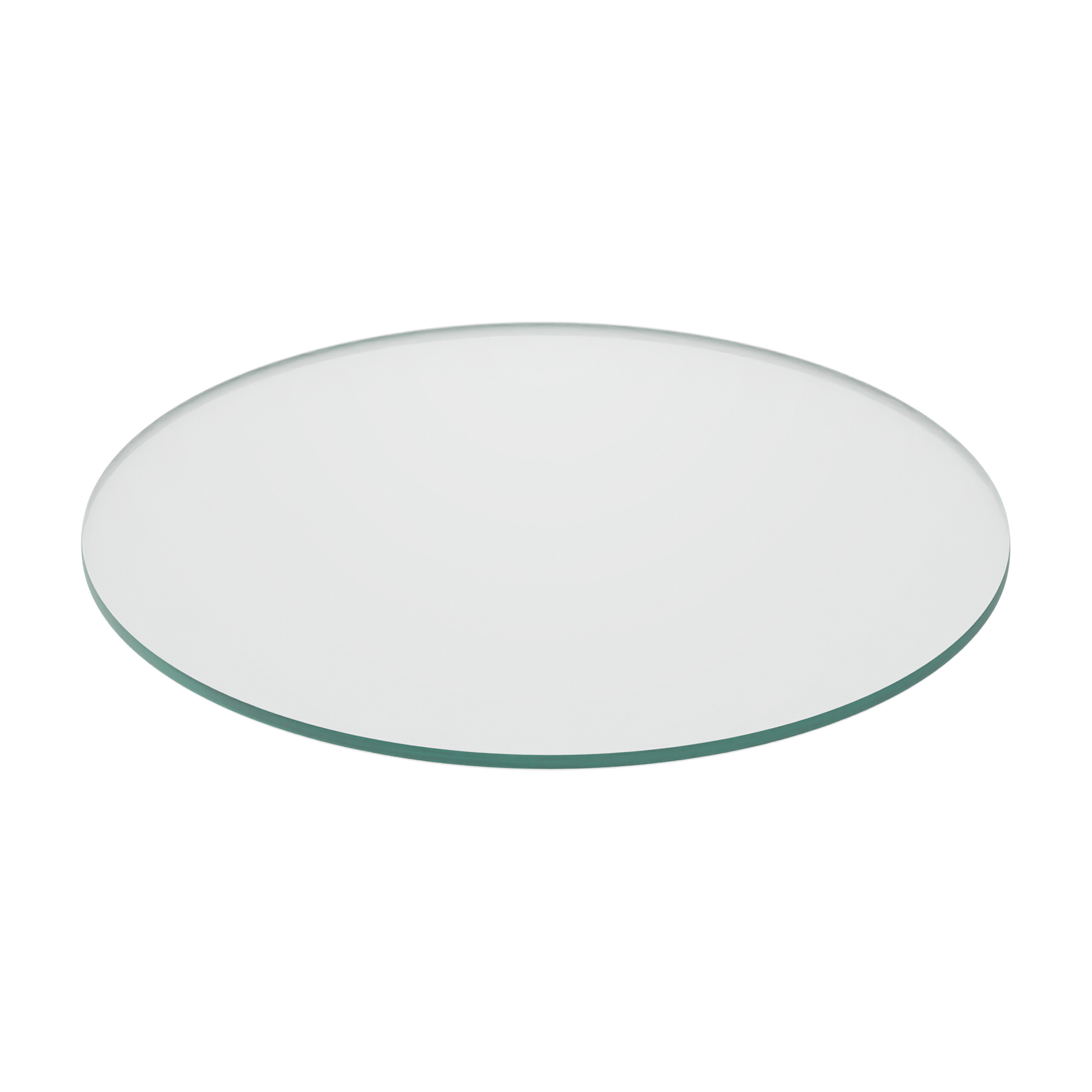 Transparent Glass Plate - 40 Cm