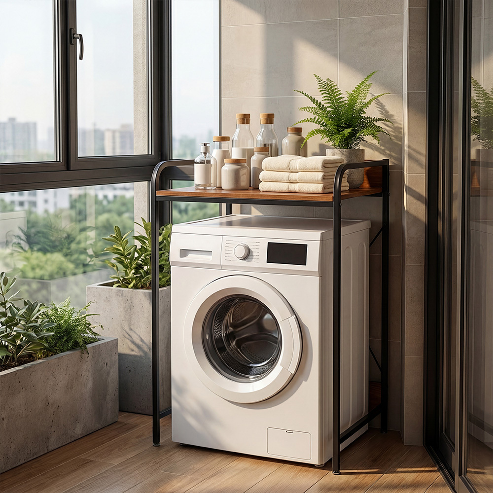 Space Saving Bathroom & Laundry Storage Rack