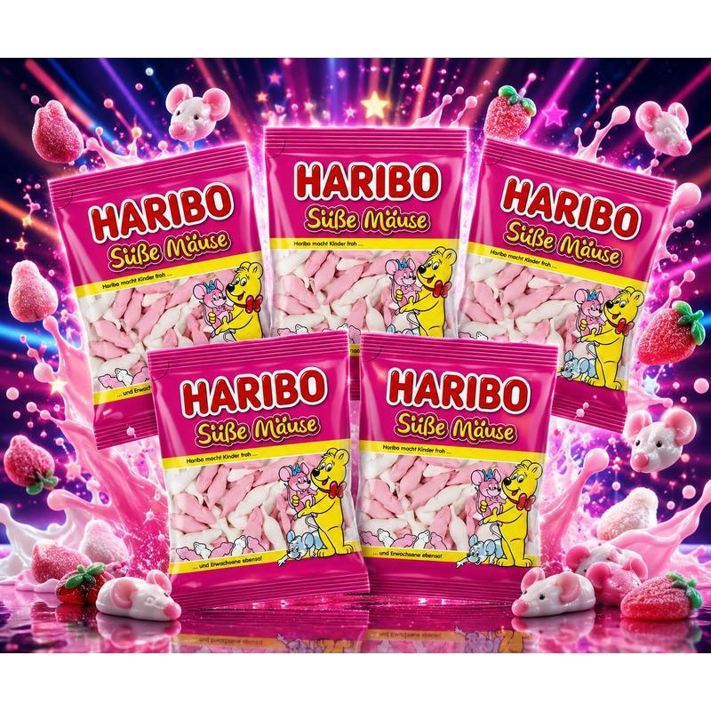 Image of Haribo Sweet Mice 5 X 175g