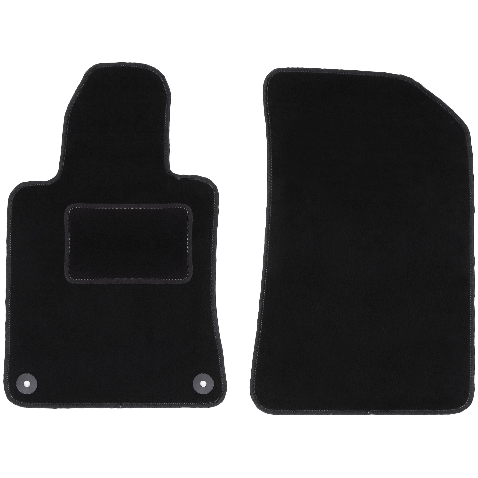 TEMU Front Floor Mats Black For: I Sedan, , Sw, Rxh (2010-2018)