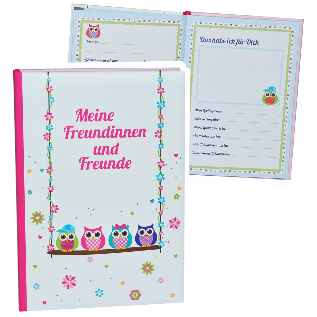 Book - " & Flowers" - For Kids & Adults - Thick Bound For Poetry A5 Hardcover - Friendship Poetry Album For Children & School