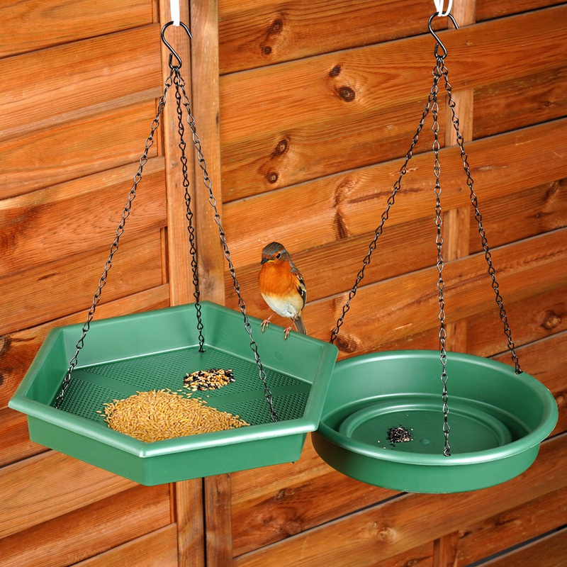 Image of Bird Feeder With Perch, 2-piece Set