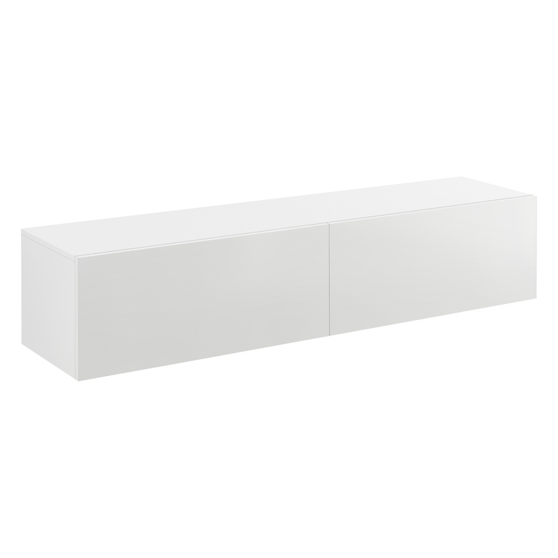 Evaton Hanging Board In Colors, Wall Cabinet 140x33x30cm, Living Wall With 2 Storage Compartments, Tv Lowboard, Hanging Console, Wall-mounted En.casa