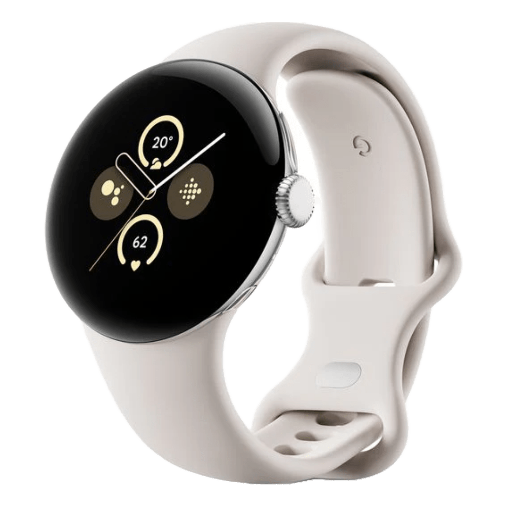 Google Pixel Watch 2 - Polished Silver - 41MM - WiFi - White - Pristine Condition