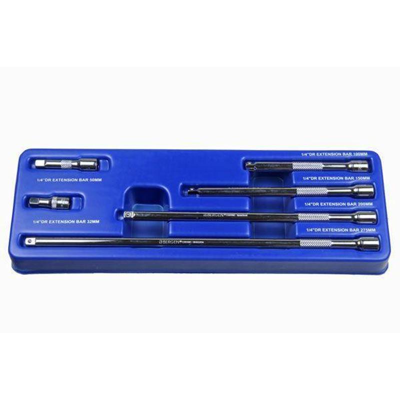 TEMU Us Pro 6pcs 1/4 Dr Extension Bar Set 32, 50, 100, 150, 200 & 275mm