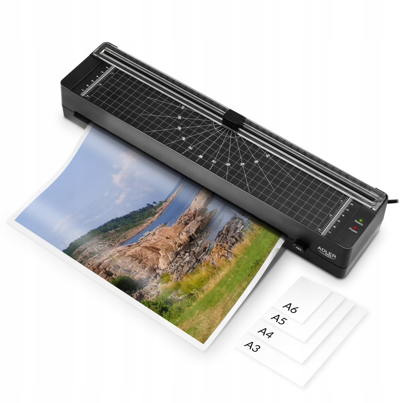 TEMU Plastifieuse A3 pour documents et photos, plastifieuse chaude avec coupe-papier intégré, kit de démarrage complet, chauffage rapide, protection