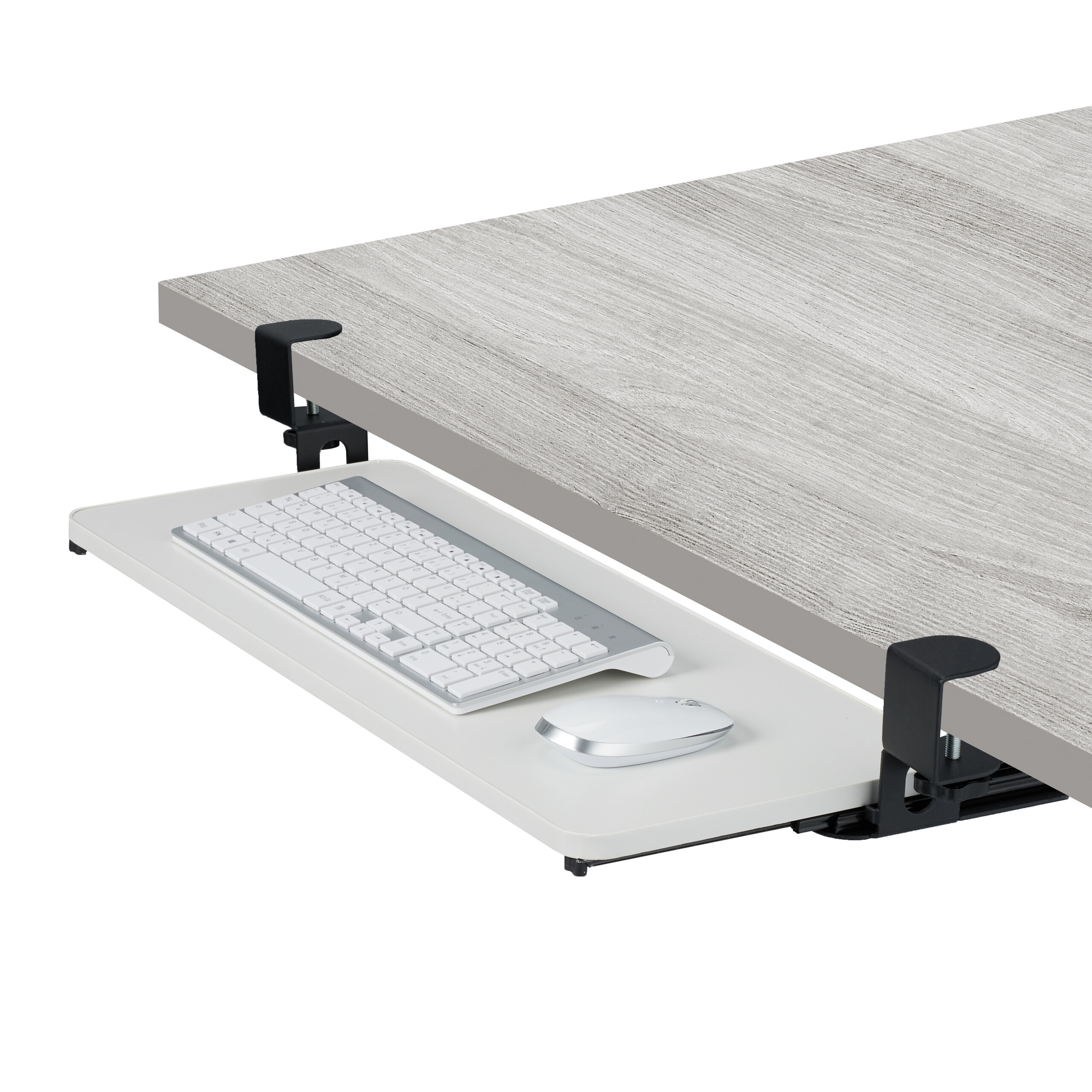 Image of Keyboard Tray In White - (w)65 X (d)24 Cm