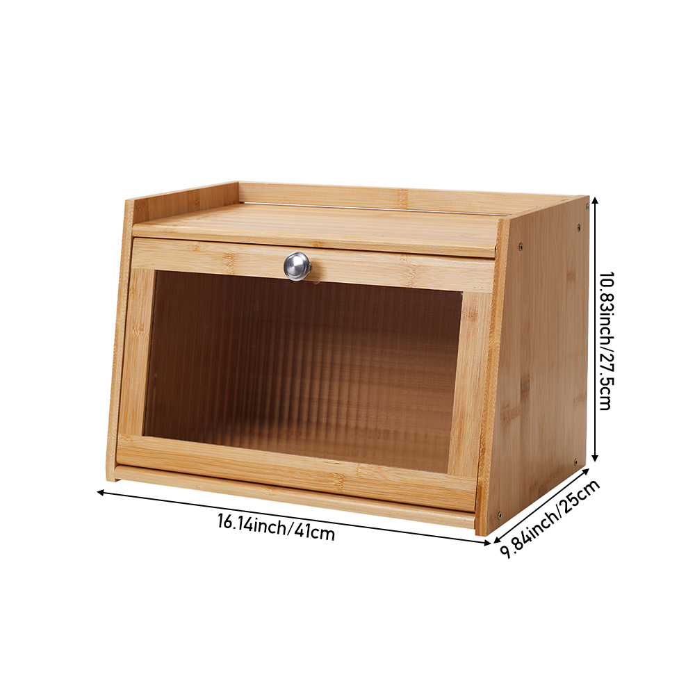 TEMU 1pc 2 Tiers/3 Tiers Commercial Bread Rack, Kitchen Spice Rack, Countertop Storage Shelf, Multi-functional Organizer With Fluted Windows Door,