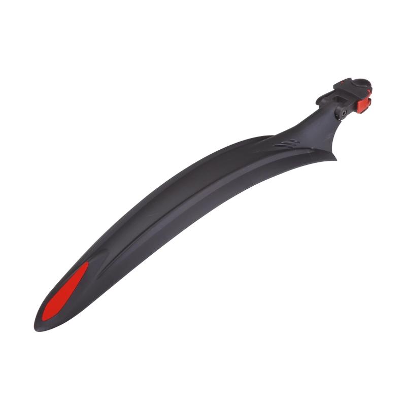 Prophete Rear Wheel Mudguard Cross, Black, 24-26 Inches, 233
