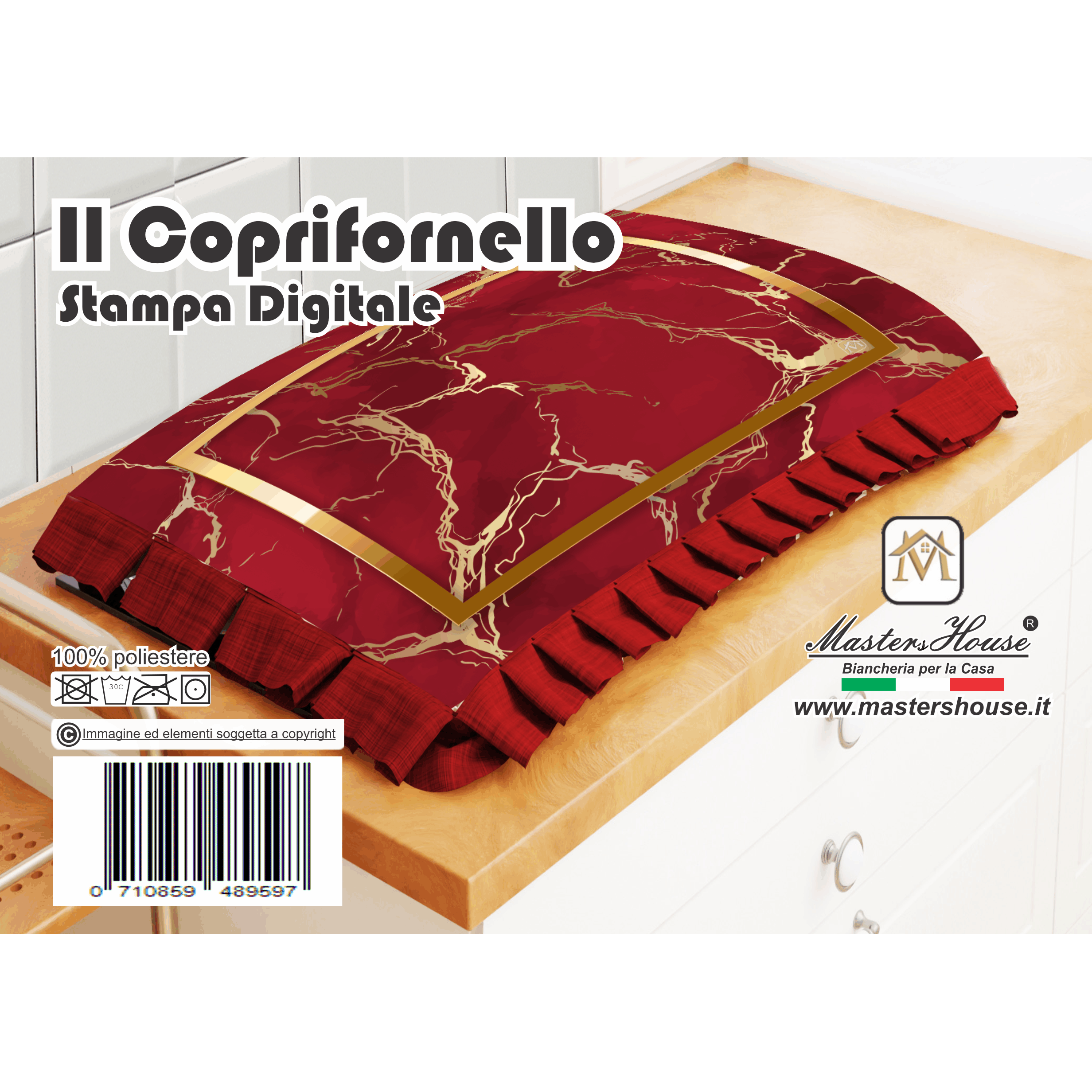 TEMU Marble Stove Cover - And Vibrant Colors With , For A Modern And Stylish Kitchen